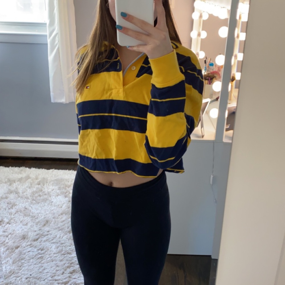 Striped Tommy Hilfiger Crop Top
